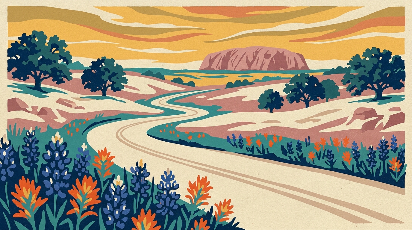 The Texas Hill Country visitor guide cover